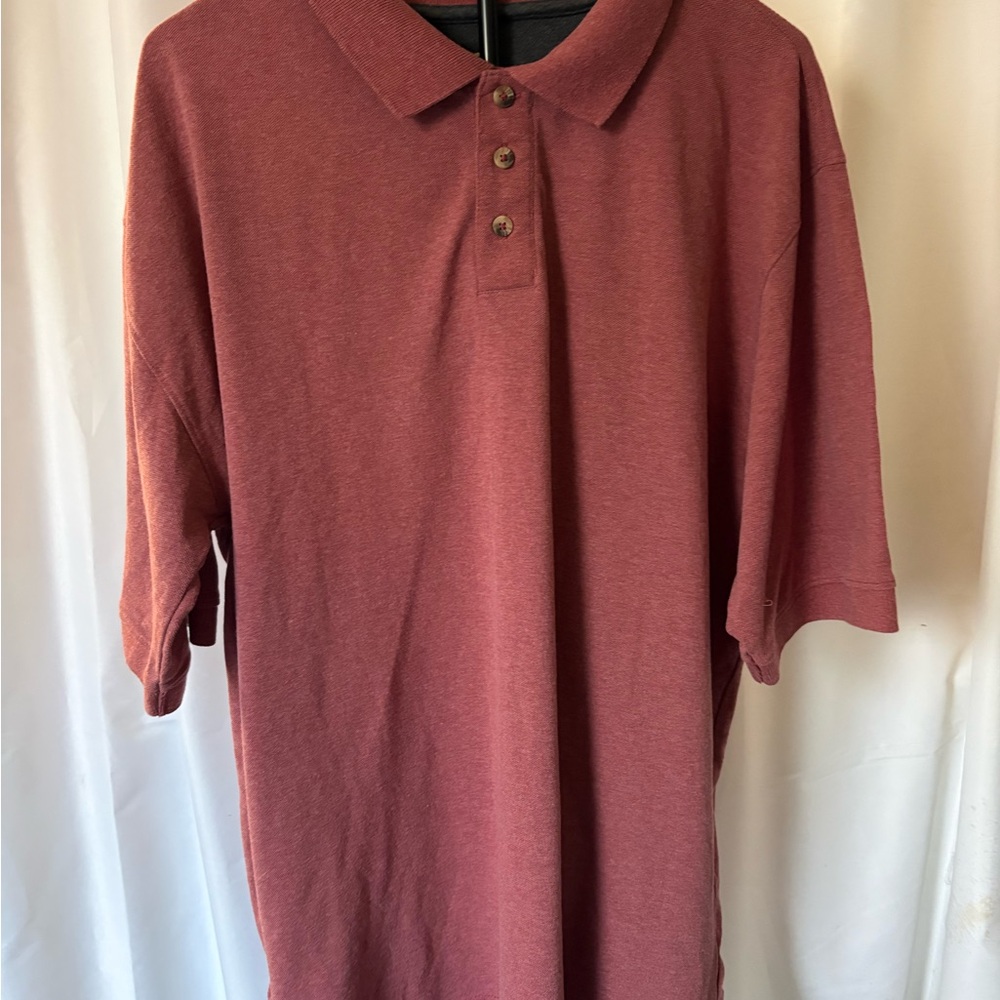 CHANEL Maroon Polo Shirt